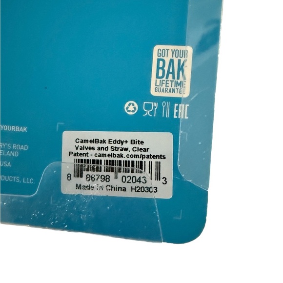 CamelBak Eddy+ Bottle Bite Valves & Straws – Clear (2-Pack) - Picture 6 of 6